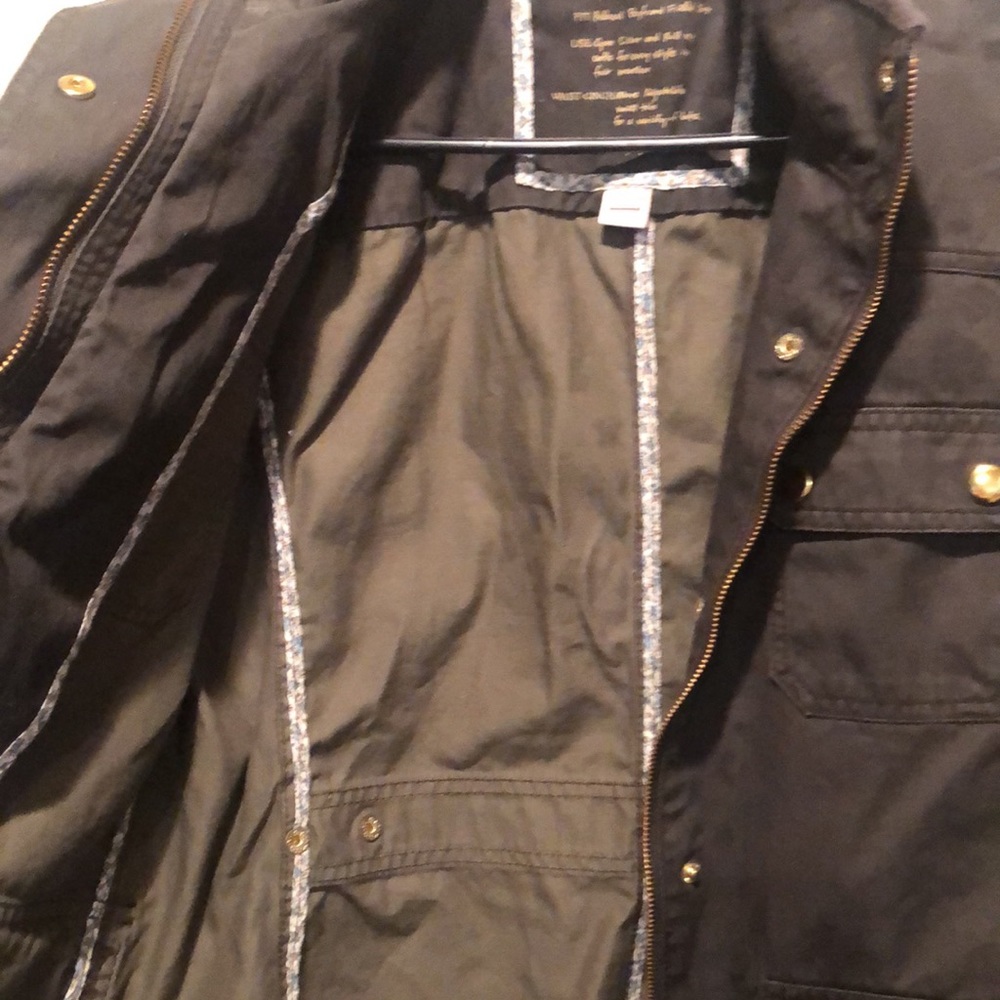 J. crew dark army green utility/field jacket. Size S - Picture 7 of 8
